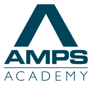 AMPS Academy logo blue